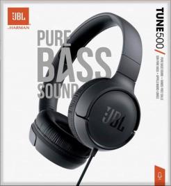 JBL - Auriculares T500, Preto