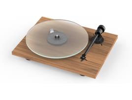 Gira-Discos PRO-JECT T1 Nogueira (Manual - Correia - Velocidades: 33 1/3 - 45)