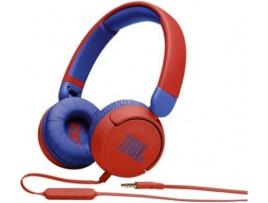 Auscultadores JBL JR310 (On Ear - Vermelho)