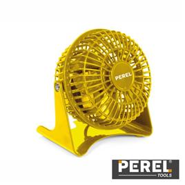 Ventoinha Portátil Ø 10cm 14W (Amarelo) - 