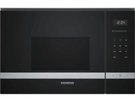 Micro-ondas Encastre SIEMENS BF525LMS0 (20 L - Sem Grill - Inox)