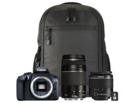 Kit Máquina Fotográfica CANON EOS1300D+18-55DC+75-300DC (APS-C)