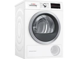 Máquina de Secar Roupa BOSCH WTG87239EE (9 kg - Bomba de calor - Branco)