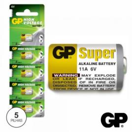 GP - Pilhas alcalinas 6V Comando GP11A Blister 5