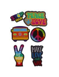 Puro - Patch Sticker Kit 6pcs Pmspandlovemix1 - Outros Acessórios