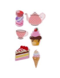 Puro - Patch Stickers Kit 6pcs Pmsschicmix1 - Outros Acessórios