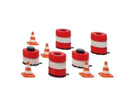 Conjunto de Acessórios  Pilha de Pneus e Postes