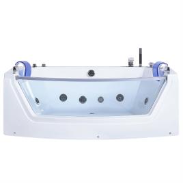 Banheira de hidromassagem com LED em branco FUERTE