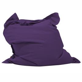 Pufe almofada 140 x 180 cm violeta escuro
