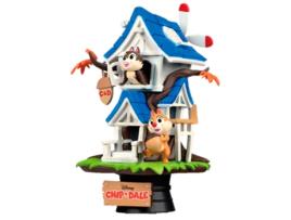 Figura BEAST KINGDOM Figura Diorama Casa Arbol Chip & Dale Disney 16cm