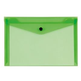 Beautone Envelope A5, Capacidade para 50 Folhas, Polipropileno, Verde Transparente