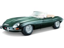 Carro Colecionável BBURAGO Jaguar E-Type Cabriolet Verde (Idade Mínima: 3 Anos)