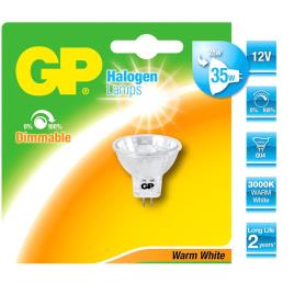 Gp Batteries Lâmpada Elétrica Halogen Reflector Gu4 35w 12v 430 Lumen Warm White