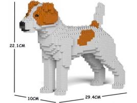 Blocos de Construção JECKCA Dogs: Jack Russell (840 Peças)