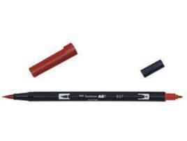 Marcador  ABT Dual Brush Pen Vermelho Tinto
