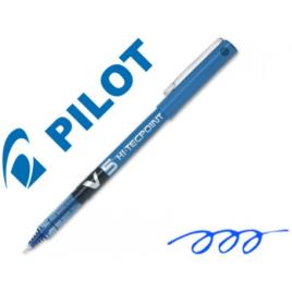 Marcador 0,5mm Hi-Tecpoint Ponta Fina V-5 Azul Pilot 12 Unidades