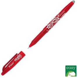 PILOT Esferográfica de Gel Retrátil FriXion Clicker, Ponta Média de 0,7 mm, Corpo Vermelho com Pega, Tinta Vermelha