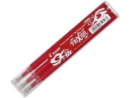 Pack de 3 Recargas para Caneta PILOT Vermelho