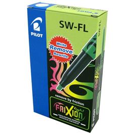 PILOT Marcador Frixion Light, ponta fina de 3,8 mm com borracha, verde