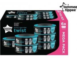 Recarga para Contentor de Fraldas TOMMEE TIPPEE Twist & Click X 6