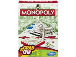 Jogo de Tabuleiro  Travel Monopoly Grab and Go (Idade Mínima: 8)