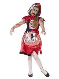 Fato Capuchinho Zombie - 7-9 Anos