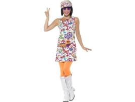 Fato de Mulher  Hippie Boa Onda Anos 60 (Tam: S)