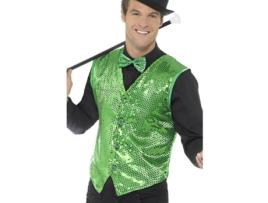 Fato de Homem  Colete Com Lantejoulas (Tam: XL)