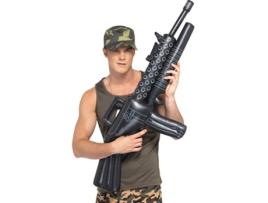 Arma DISFRAZZES Metralhadora Militar Insuflável (112 cm)