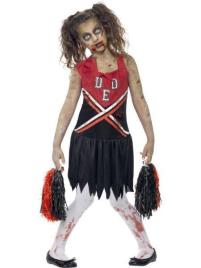 Fato Zombie Cheerleader - Tamanho 7/9