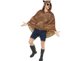 Poncho  Tigre (Tam: Tamanho Único)