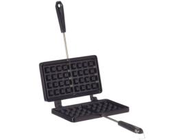 Prensa para Waffles Antiaderente Kitchen Craft Preto