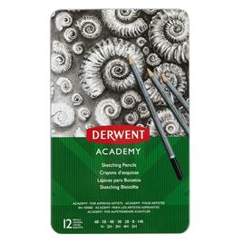 Derwent Lápis para Esboços Academy, 12 Lápis