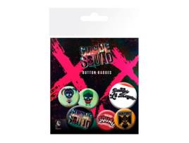 Conjunto de Pins GBEYE DC Comics Lil Monster Suicide Squad