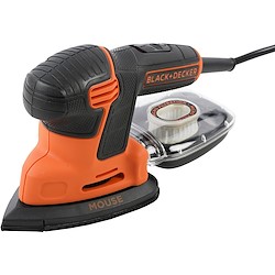 Lixadora orbital BLACK + DECKER MOUSE KA2000 + BOLSA