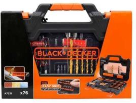 Conjunto de Brocas BLACK & DECKER A7231 (74 peças)