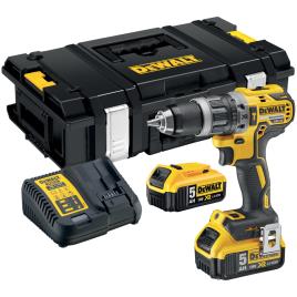 Berbequim sem fio percutor DEWALT XR 18V 2 BATERIAS