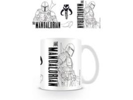 Caneca Star Wars: The Mandalorian (Line Art)