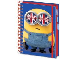 Bloco A5 COMIC PREMIUM ART Minions British