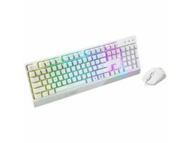 Teclado e Rato para Vídeojogos MSI Vigor GK30 Branco AZERTY