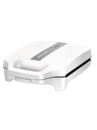 Sanduicheira para 4 Sanduíches, 8 Triângulos, Placas Anti-aderentes, Termóstato branco UNIQUE