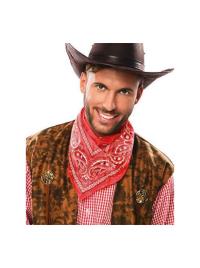 Cachecol Cowboy Vermelho multicor UNIQUE