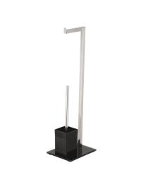 22 x 7 x 70,5 Carroll de aço inoxidável. preto UNIQUE