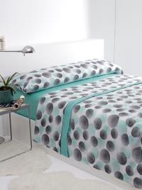 Jogo de cama 3 peças tecido polar verde 135