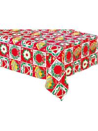 Toalha de Natal Plástica 178 X 132 cm multicor UNIQUE