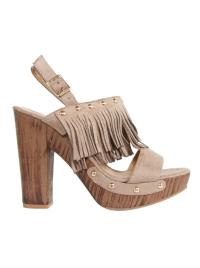 sapatos de salto de mulheres bege 36