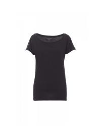 T-shirt feminina gola redonda, beverly preto XL