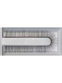 Cílios postiços cabelo real na cor marrom castanho UNIQUE