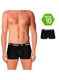 Pack 10 superior para homens preto M