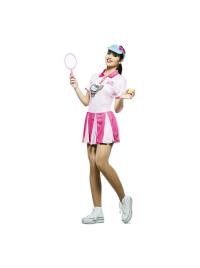 Fato de jogadora de tênis Hello Kitty para mulher multicor S